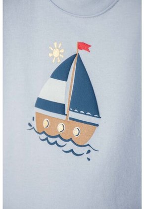 Conjunto LittleMic Azul De Pantalón Largo Para Bebé Niño 18-24