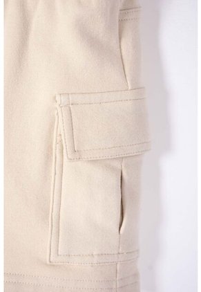 Bermuda De Littlemic Con Cordón Caqui Para Niño 2T A 5T 2T