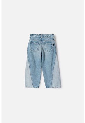 Jean De Litlemic Denim Azul Para Niña 2T A 6T 4T