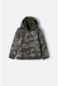 Chaqueta Littlemic Con Cierre Verde Militar Niño 2T A 5T 3T de LittleMic