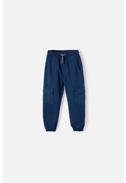 Jogger De Littlemic Con Cordón Azul Para Niño 2T A 5T