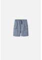 Bermuda De Littlemic Con Bolsillos Gris Para Niño 2T A 5T 3T de LittleMic