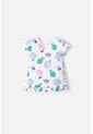 Camiseta De Littlemic Manga Corta Marfil Para Niña 2T A 5T 5T de LittleMic