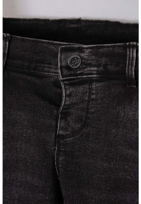 Jean LittleMic En Denim Tono Oscuro Con Bolsillos Tipo Cargo Para Niño 2T A 5T 5T