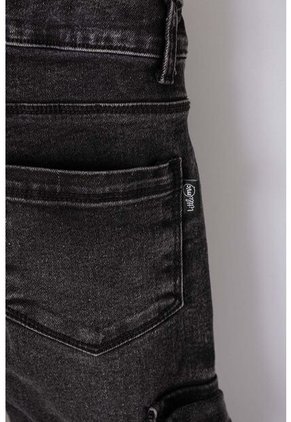 Jean LittleMic En Denim Tono Oscuro Con Bolsillos Tipo Cargo Para Niño 2T A 5T 5T