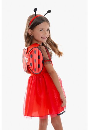 Disfraz Mariquita De Littlemic Para Niña De 3T A 4T. 4T-5T