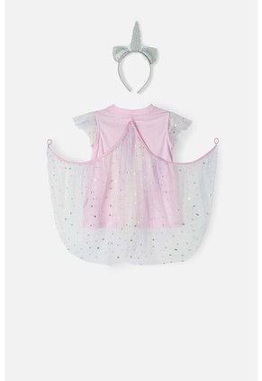 Camiseta Littlemic Multicolor Manga Corta Con Bolero Para Niña 2T A 5T 5T