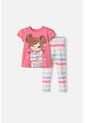 Conjunto De Littlemic Pantalón Largo Multicolor Para Niña 2T A 6T 5T de LittleMic