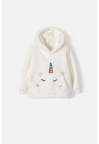 Buzo LittleMic Cerrado Marfil Para Niña 2T A 5T 5T LittleMic