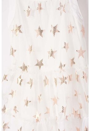 Vestido De Littlemic Manga Sisa Crudo Para Niña 2T A 5T 2T