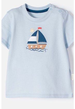 Conjunto LittleMic Azul De Pantalón Largo Para Bebé Niño 9-12