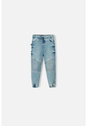 Jogger De LittleMic Con Cordón Azul Claro Para Niño 2T A 6T 3T