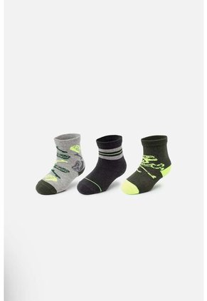 Medias X3 De LittleMic Multicolor Para Niño 4-6