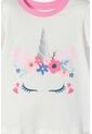 Pijama LittleMic Con Pantalón Largo Multicolor Para Niña 2T A 5T 5T de LittleMic