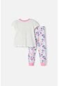 Pijama LittleMic Con Pantalón Largo Multicolor Para Niña 2T A 5T 5T de LittleMic