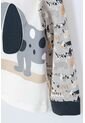 Pijama LittleMic Gris Y Marfil De Manga Larga Para Bebé Niño 3-6 de LittleMic