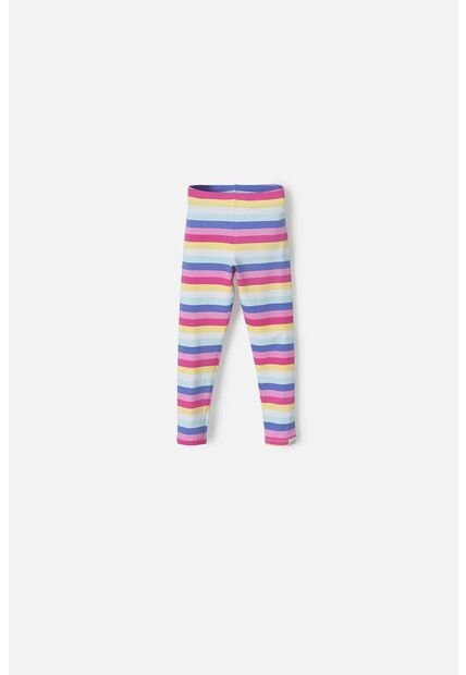 Leggings Littlemic Multicolor Con Elástico Para Niña 2T A 5T 4T
