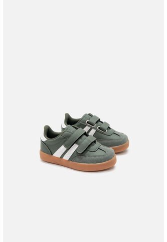 Tenis De Littlemic Verde Y Blanco Para Niño 26 LittleMic