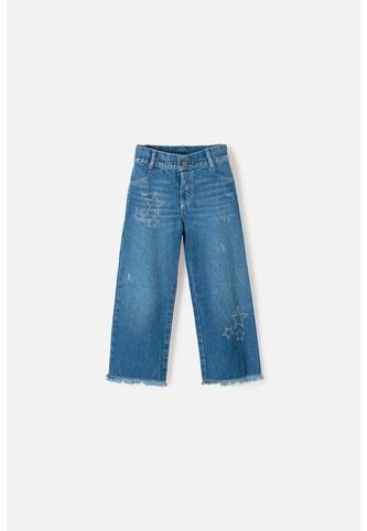 Jeans De LittleMic Azul Medio Para Niña 2T A 5T 4T LittleMic