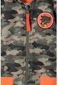 Chaqueta De LittleMic Con Cierre Y Chompa Verde Militar  Para Bebé Niño 3-6 de LittleMic