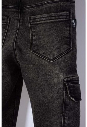 Jogger De Littlemic Con Bolsillos Negro Para Niño 2T A 5T 3T