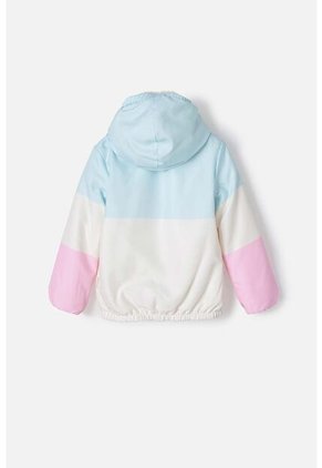 Chaqueta De LittleMic Con Capucha Multicolor Para Niña 2T A 5T 4T