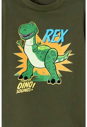 Camiseta De LittleMic Manga Corta Verde Para Niño 2T A 5T 3T