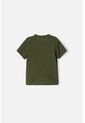 Camiseta De LittleMic Manga Corta Verde Para Niño 2T A 5T 3T de LittleMic