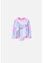 Vestido De Baño LittleMic Manga Larga Para Niña 2T A 5T 5T de LittleMic