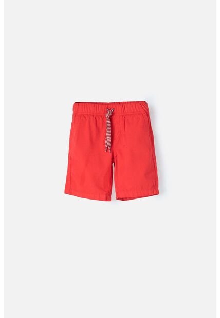 Bermuda LittleMic Con Cordón Roja Para  Niño 2T