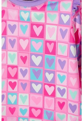 Vestido De Baño LittleMic Multicolor De Dos Piezas Para Niña 2T A 5T 4T