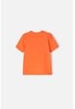 Camiseta Littlemic Naranja Manga Corta Para Niño 2T A 5T 2T de LittleMic