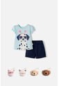 Conjunto De Littlemic Con Short Multicolor Para Niña 2T A 6T 2T de LittleMic