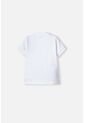 Camiseta Tipo Polo De Littlemic Blanco Para Niño 2T A 5T de LittleMic