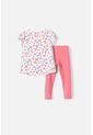 Conjunto De Little Mic Blanco Y Rosa Para Niña 4T de LittleMic