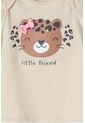 Conjunto LittleMic Caqui Y Palo De Rosa De Pantalón Para Bebé Niña 3-6 de LittleMic