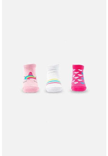 Medias X3 De LittleMic Multicolor Para Niña 4-6