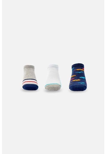 Medias X3 De LittleMic Multicolor  Para Niño 4-6