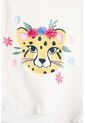 Buzo De LittleMic Marfil De Diseño Cerrado Para Niña 2T A 5T 4T de LittleMic