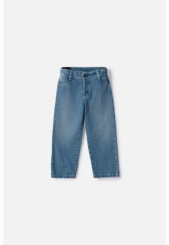 Jean De Littlemic Denim Azul Para Niño 2T A 6T 4T LittleMic