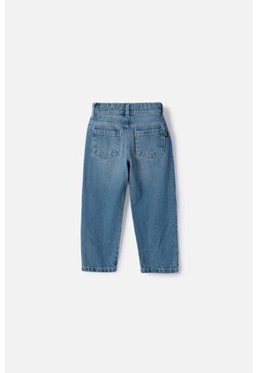 Jean De Littlemic Denim Azul Para Niño 2T A 6T 4T