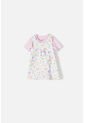 Vestido LittleMic Estampado Multicolor Para Niña De 2T A 5T 2T de LittleMic