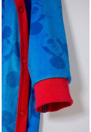 Pijama Mickey Mouse Mameluco Azul Para Bebé Niño 3-6