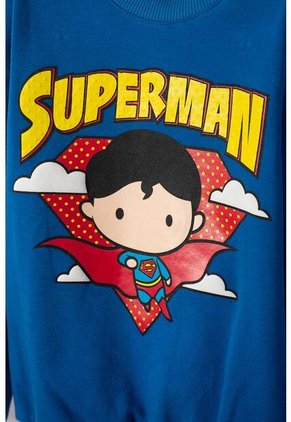 Conjunto De Superman Azul Para Niño 2T A 6T 3T