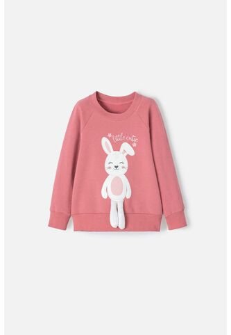 Buzo De LittleMic Cerrado Rosa Viejo Para Niña 2T A 5T 4T LittleMic
