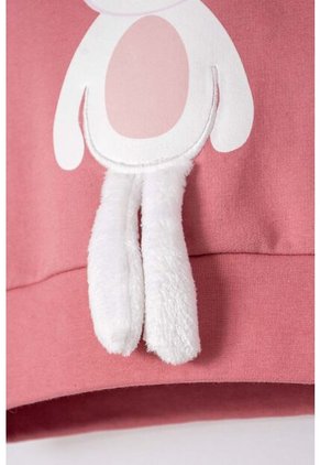 Buzo De LittleMic Cerrado Rosa Viejo Para Niña 2T A 5T 3T
