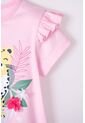 Conjunto De LittleMic Rosado De Camiseta Manga Larga Para Niña 2T A 5T 5T de LittleMic