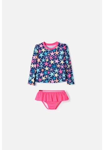Conjunto De Baño De Littlemic Multicolor Para Niña 2T A 6T 2T LittleMic