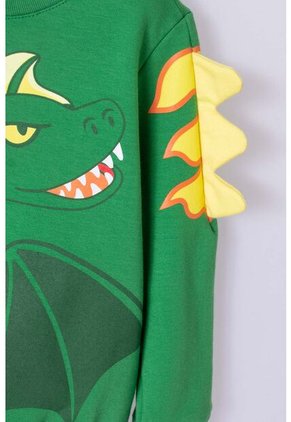 Buzo De LittleMic Cerrado Verde Para Nino 2T A 5T 4T