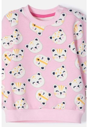 Conjunto De LittleMic Rosado De Pantalón Largo Para Bebe Niña 3-6